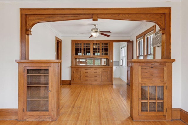 1601 Charles Ave, Saint Paul, MN 55104 - hall featuring wood finished floors and ornamental molding