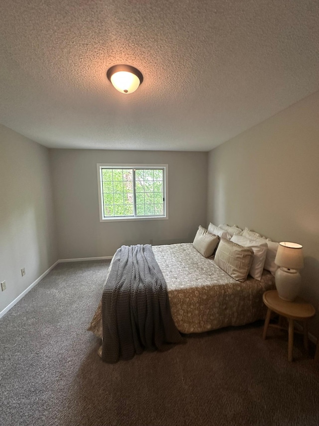 691 85th Ln NW Unit 1, Coon Rapids, MN 55433 - bedroom with carpet, a textured ceiling, and baseboards