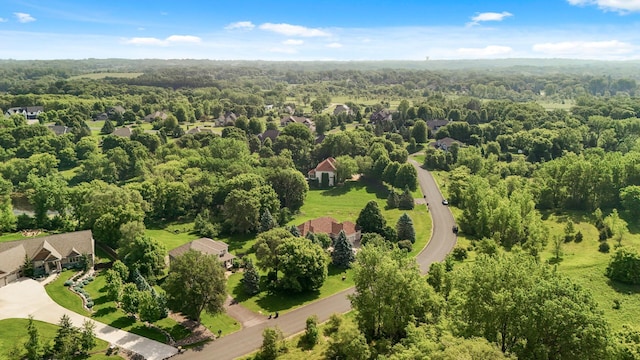 8867 Aviary Path, Inver Grove Heights, MN 55077 - bird's eye view of a heavily wooded area