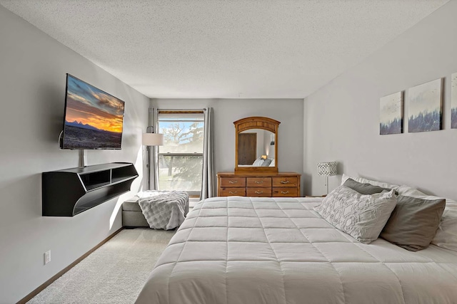 9700 Portland Ave S Unit 334, Bloomington, MN 55420 - carpeted bedroom featuring a textured ceiling and baseboards