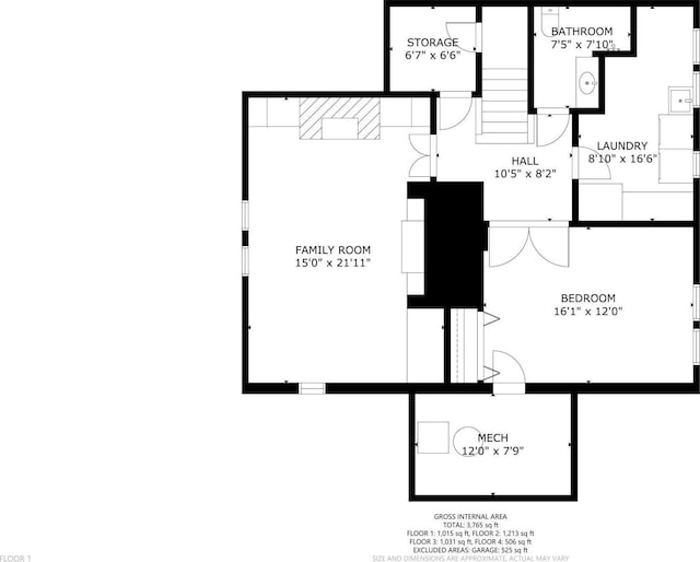 2022 Summit Ave, Saint Paul, MN 55105 - room layout
