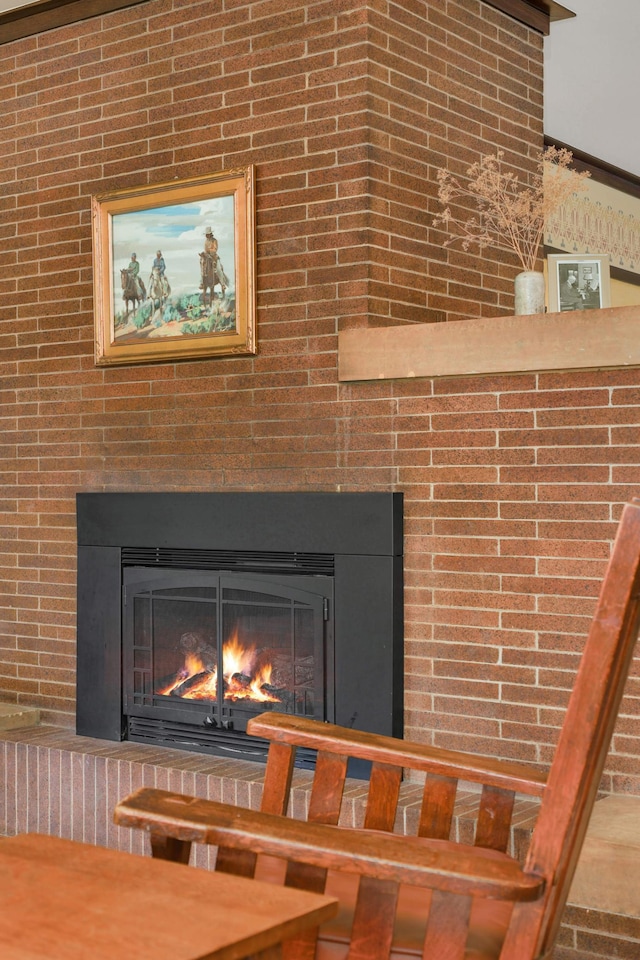 2022 Summit Ave, Saint Paul, MN 55105 - detailed view of a fireplace and brick wall