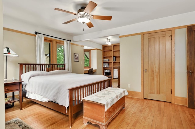 2022 Summit Ave, Saint Paul, MN 55105 - bedroom with light wood-style floors and baseboards