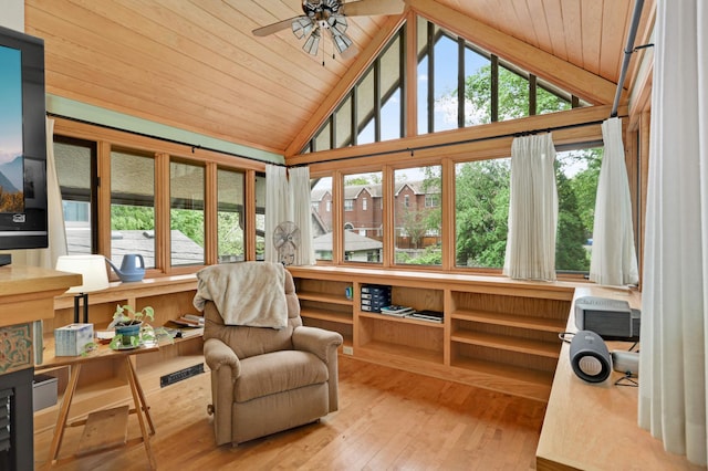 2022 Summit Ave, Saint Paul, MN 55105 - sunroom with lofted ceiling and healthy amount of natural light