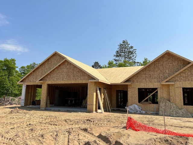 16906 Piper Ln, Brainerd, MN 56401 - unfinished property with an attached garage
