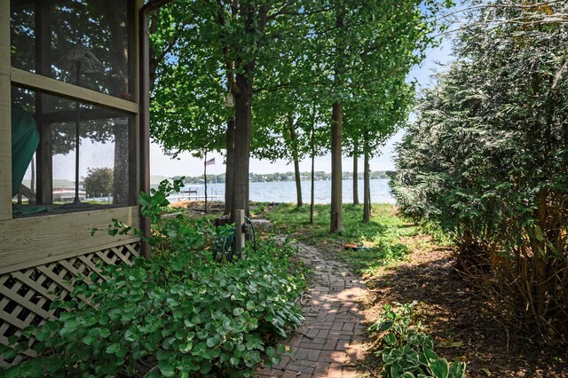 475 Lakeview Ave, Tonka Bay, MN 55331 - view of yard featuring a water view