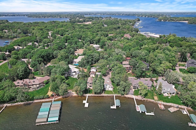 475 Lakeview Ave, Tonka Bay, MN 55331 - aerial view of property and surrounding area with a large body of water