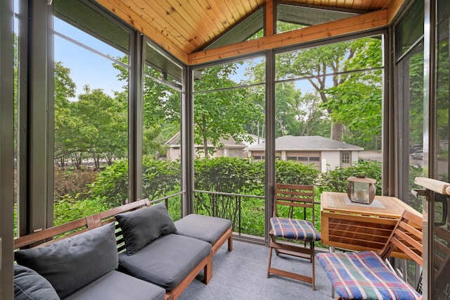 475 Lakeview Ave, Tonka Bay, MN 55331 - sunroom with vaulted ceiling and healthy amount of natural light