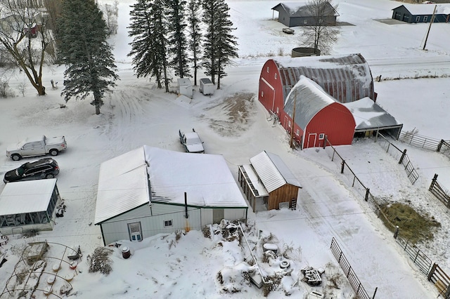 49892 285th Ave, Staples, MN 56479 - view of snowy aerial view