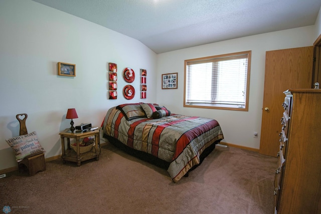 1010 4th Ave NE, Dilworth, MN 56529 - carpeted bedroom with baseboards and lofted ceiling