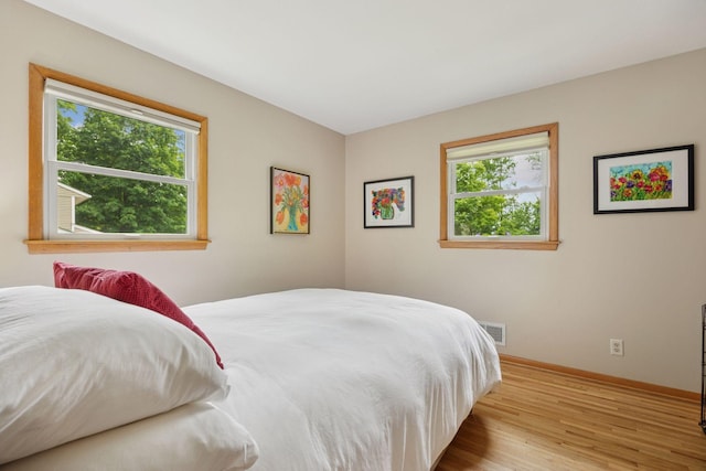 3933 Dartmouth Dr, Minnetonka, MN 55345 - bedroom featuring multiple windows and wood finished floors