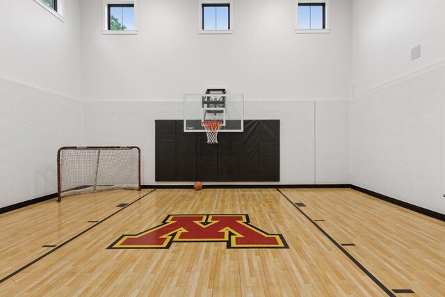 1432 25th St, Saint Joseph Twp, WI 54082 - view of basketball court with basketball court and healthy amount of natural light