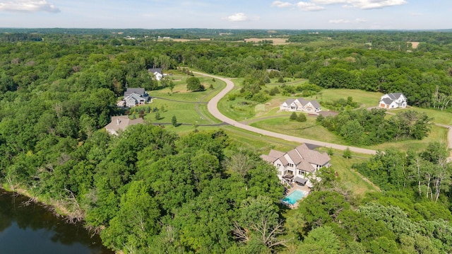 1432 25th St, Saint Joseph Twp, WI 54082 - view of property location with a heavily wooded area and a nearby body of water