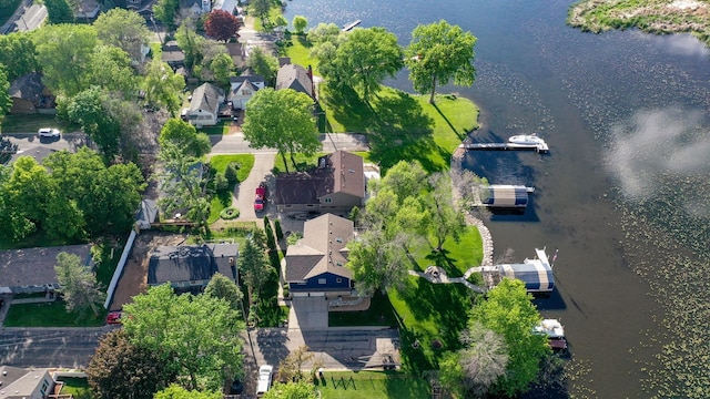 1665 Canary Ln, Mound, MN 55364 - aerial overview of property's location with a nearby body of water and nearby suburban area