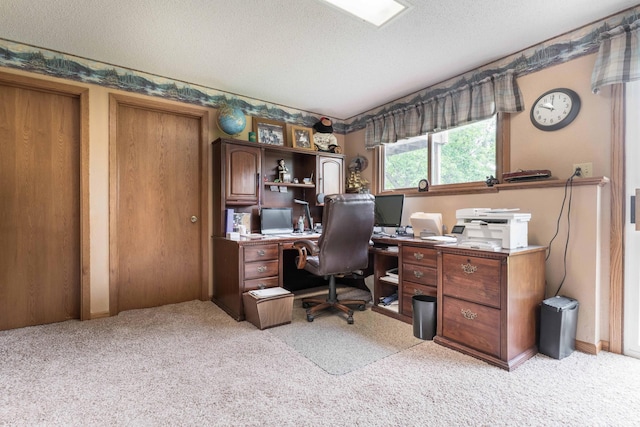 23725 240th Ave, Aurdal Twp, MN 56537 - office with light colored carpet and a textured ceiling