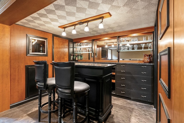 808 4th St SW, Austin, MN 55912 - indoor wet bar with track lighting and crown molding