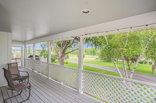102 Walnut Ave, Luverne, MN 56156 - view of wooden terrace