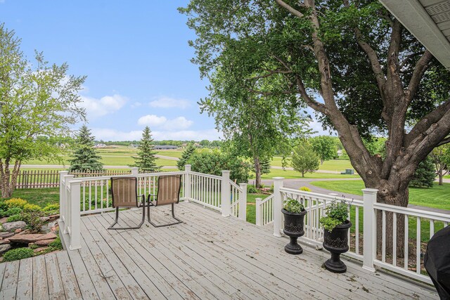 102 Walnut Ave, Luverne, MN 56156 - deck featuring a yard