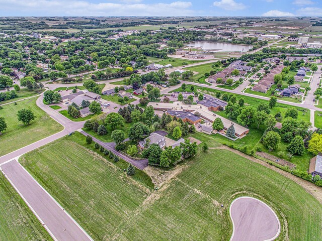 102 Walnut Ave, Luverne, MN 56156 - aerial view of property and surrounding area with a large body of water