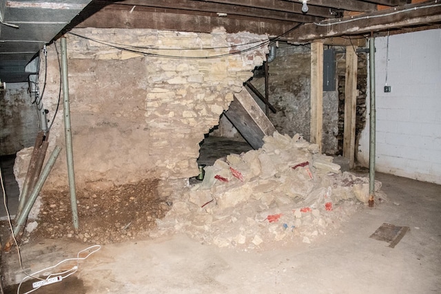 808 Franklin Ave, Wabasha, MN 55981 - view of unfinished below grade area