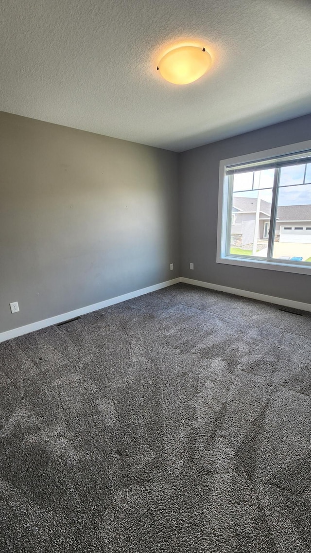 5687 Prosper Ave NW, Rochester, MN 55901 - unfurnished room featuring baseboards, a textured ceiling, and carpet floors