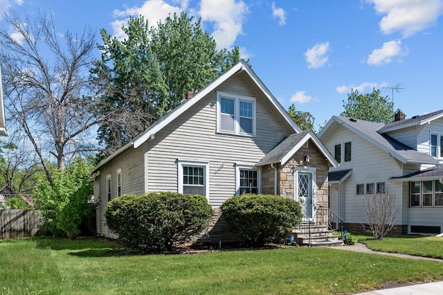 1195 Minnehaha Ave E, Saint Paul, MN 55106 - view of front of house with stone siding