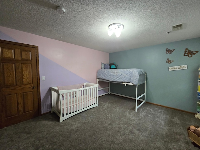 1410 16th St SW, Willmar, MN 56201 - carpeted bedroom featuring a textured ceiling