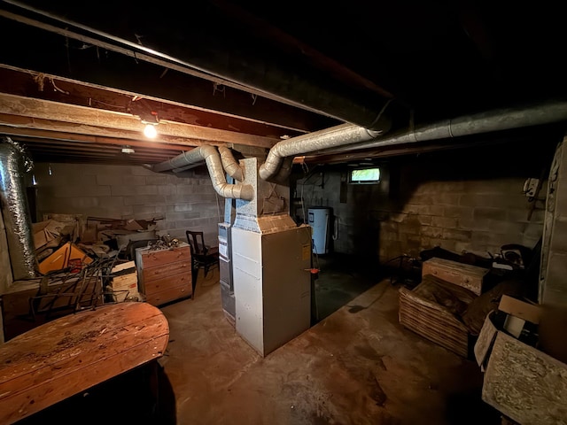 139 Petrick St, Appleton, MN 56208 - below grade area with electric water heater and heating unit