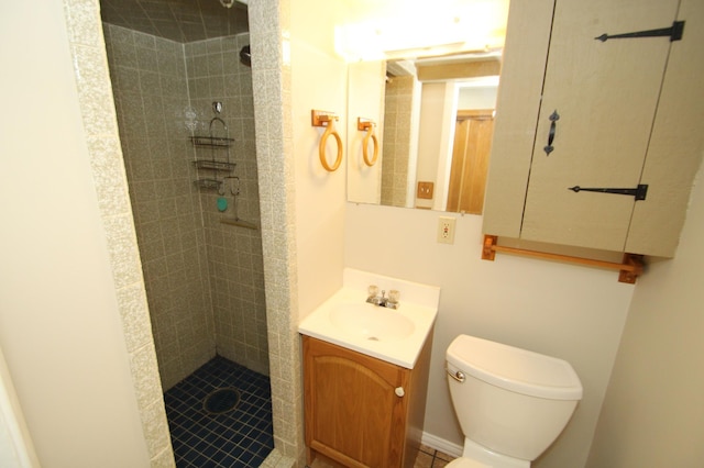 3249 Zane Ave N, Crystal, MN 55422 - bathroom featuring vanity, a stall shower, and toilet