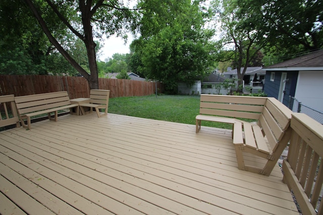 3249 Zane Ave N, Crystal, MN 55422 - view of wooden deck