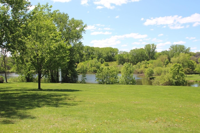 3249 Zane Ave N, Crystal, MN 55422 - view of grassy yard with a water view