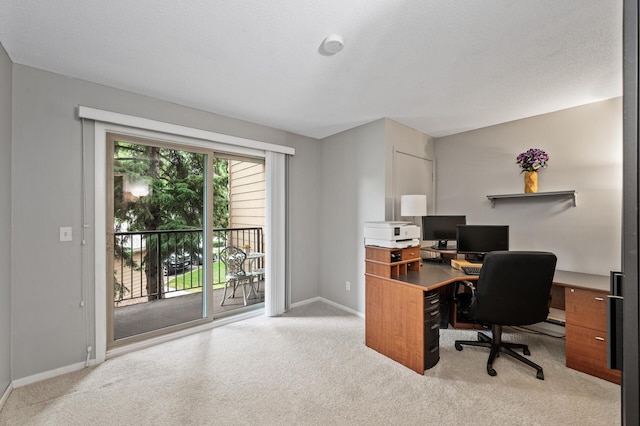 2220 Ridge Dr Unit 16, Saint Louis Park, MN 55416 - home office featuring light carpet and baseboards