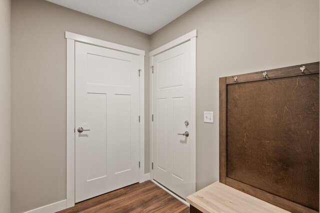17266 204th Ave NW, Big Lake, MN 55309 - foyer with dark wood-style floors and baseboards