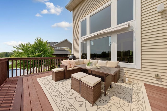 1900 Legacy Dr, Faribault, MN 55021 - wooden terrace with an outdoor hangout area