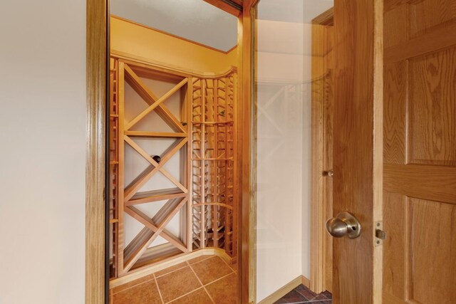 1900 Legacy Dr, Faribault, MN 55021 - wine area with tile patterned floors