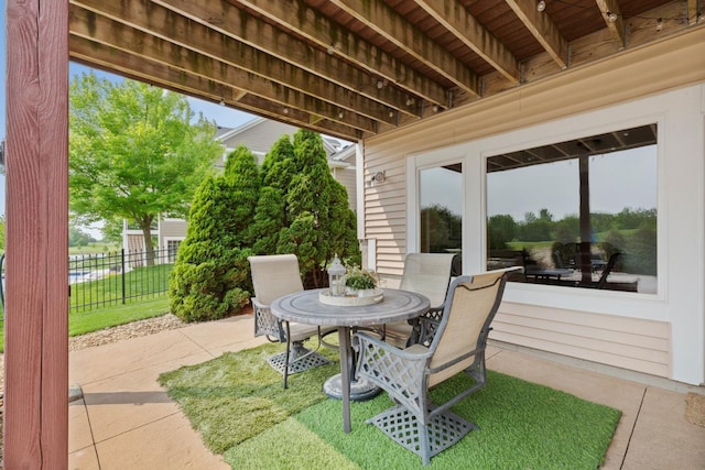 1900 Legacy Dr, Faribault, MN 55021 - view of patio / terrace with outdoor dining space