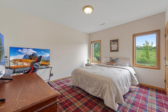 1900 Legacy Dr, Faribault, MN 55021 - bedroom featuring baseboards and a textured ceiling