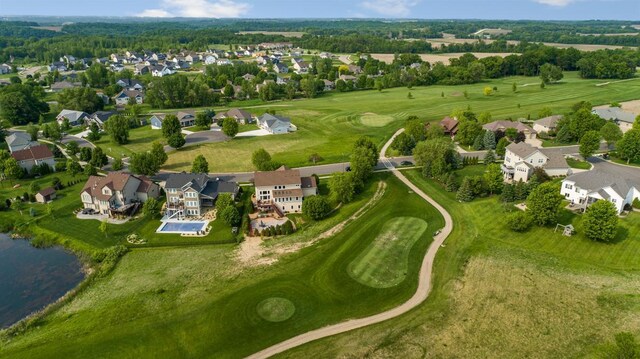 1900 Legacy Dr, Faribault, MN 55021 - aerial perspective of suburban area with a golf course and a nearby body of water