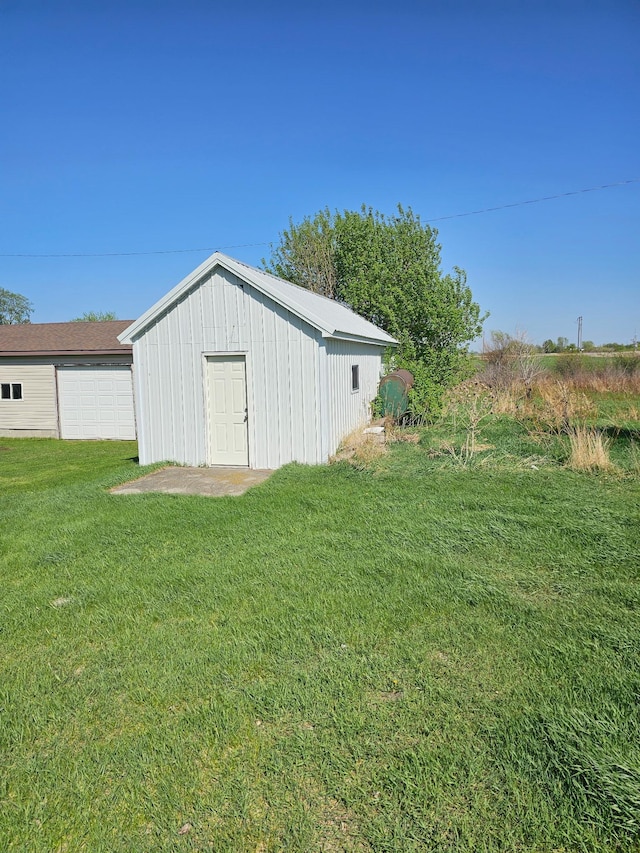 213 Harrison Ave N, Mentor, MN 56736 - view of green lawn with an outdoor structure