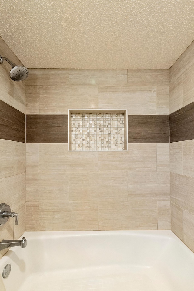18799 147th St NW, Elk River, MN 55330 - full bathroom with shower / washtub combination and a textured ceiling