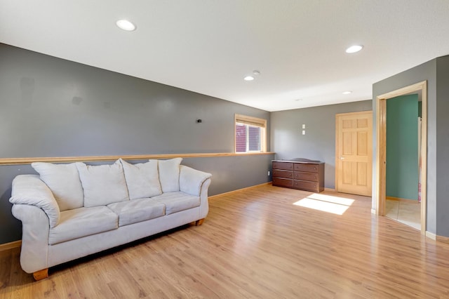 12966 Carole Dr, Becker, MN 55308 - living room with light wood-style floors and recessed lighting