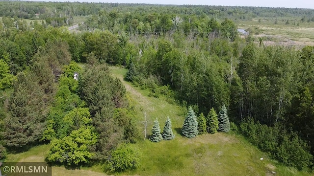 26612 State Highway 47, Aitkin, MN 56431 - aerial view of property and surrounding area with a heavily wooded area
