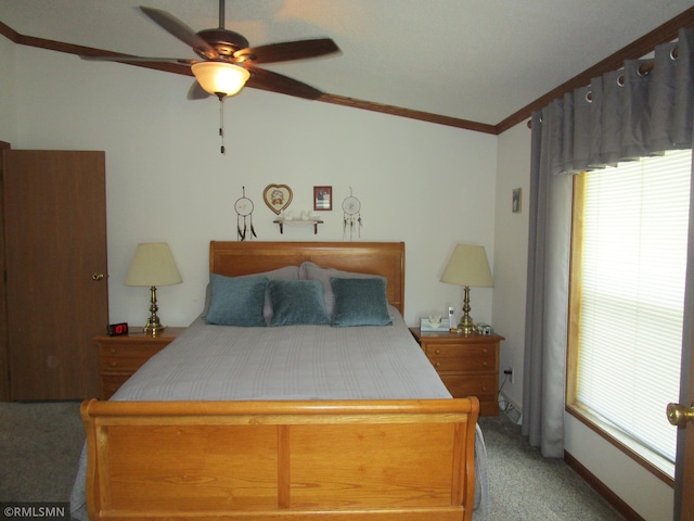 26612 State Highway 47, Aitkin, MN 56431 - carpeted bedroom featuring crown molding and ceiling fan