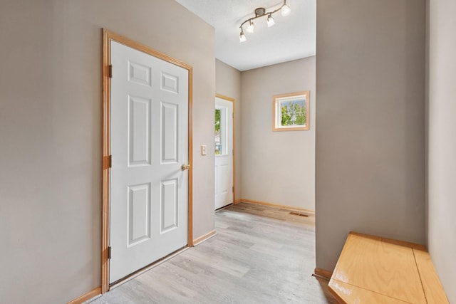 185 21st Ave SW, Cambridge, MN 55008 - entrance foyer with light wood-style floors and baseboards