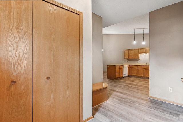 185 21st Ave SW, Cambridge, MN 55008 - bathroom with wood finished floors, vanity, and baseboards