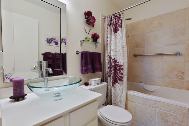 121 Washington Ave S Unit 1816, Minneapolis, MN 55401 - full bath featuring tiled shower / bath combo, vanity, and toilet