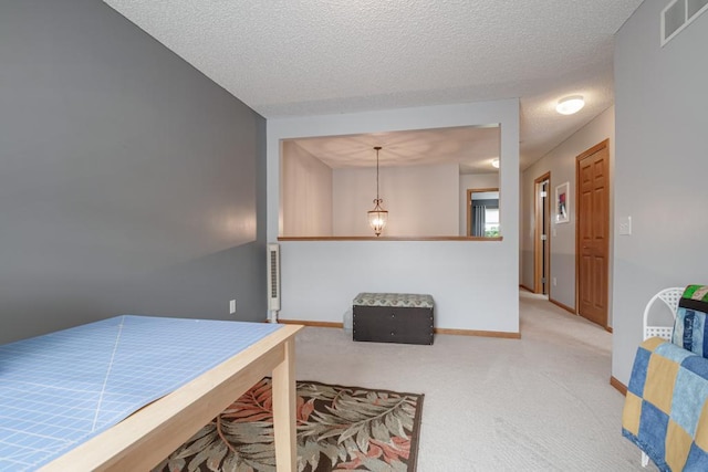 10465 172nd Ln NW, Elk River, MN 55330 - interior space featuring light carpet, baseboards, and a textured ceiling