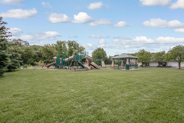 10465 172nd Ln NW, Elk River, MN 55330 - view of grassy yard with a gazebo