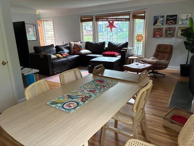 4901 Bryant Ave S, Minneapolis, MN 55419 - dining space featuring wood finished floors and baseboards