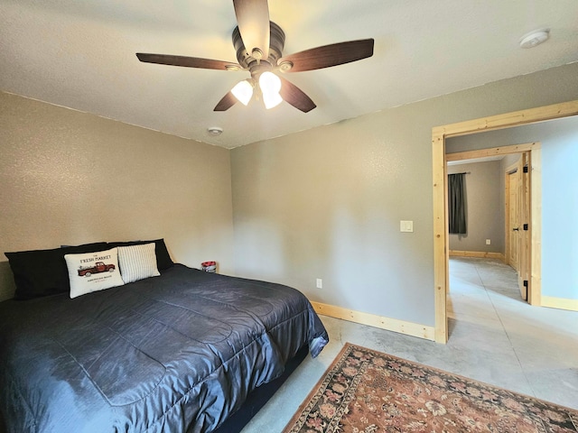 20470 220th St, Verndale, MN 56481 - bedroom featuring baseboards and a ceiling fan